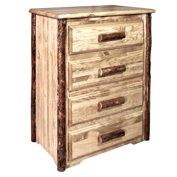 Montana Woodworks Glacier Country 4 Drawer Chest of Drawers Stained & Lacquered Dressers, Chests MWGC4D 661890410166