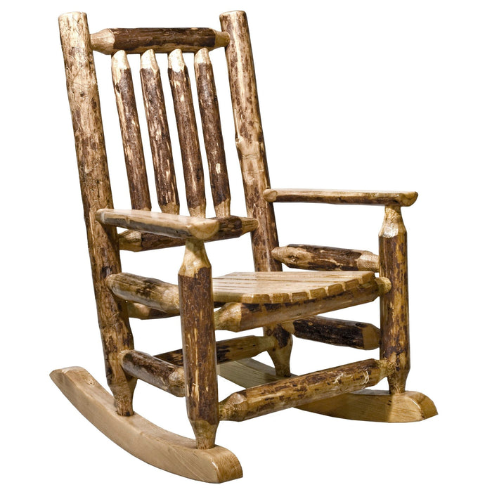 Montana Woodworks Glacier Country Child's Rocker Stained & Lacquered Children's MWGCKRS 661890408668