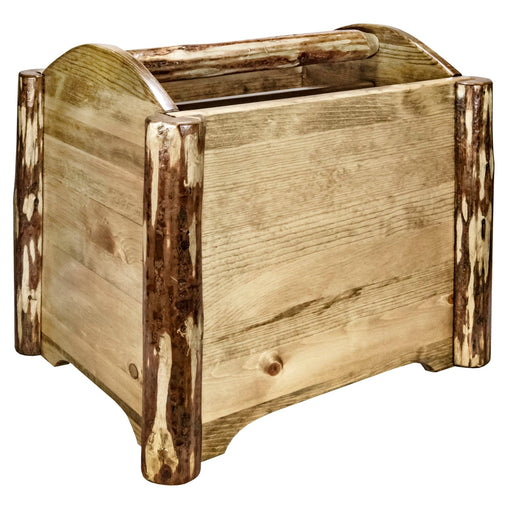 Montana Woodworks Glacier Country Magazine Rack Stained & Lacquered Living Area, Office, Bedroom MWGCMAG 661890461304