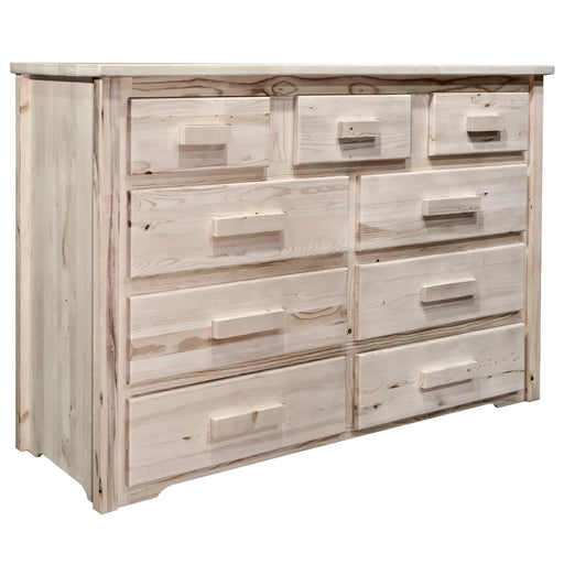 Montana Woodworks Homestead 9 Drawer Dresser Ready to Finish Dressers, Chests MWHC9D 661890410418