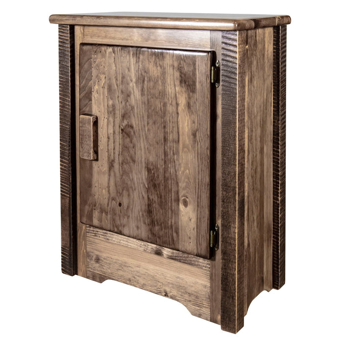 Montana Woodworks Homestead Accent Cabinet Right Hinged Stained & Lacquered Living Area, Entry, Study, Home Office MWHCACCCABRHSL 661890460505