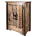 Montana Woodworks Homestead Accent Cabinet w/ Laser Engraved Design Right Hinged Stained & Lacquered / Elk Living Area, Entry, Study, Home Office MWHCACCCABRHSLLZELK 661890460680