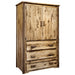 Montana Woodworks Homestead Armoire/Wardrobe Stained & Lacquered Dressers, Chests MWHCARNSL 661890421490