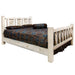 Montana Woodworks Homestead Bed w/ Laser Engraved Design Clear Lacquer Finish Bear / King Beds MWHCKBVLZBEAR 661890431451