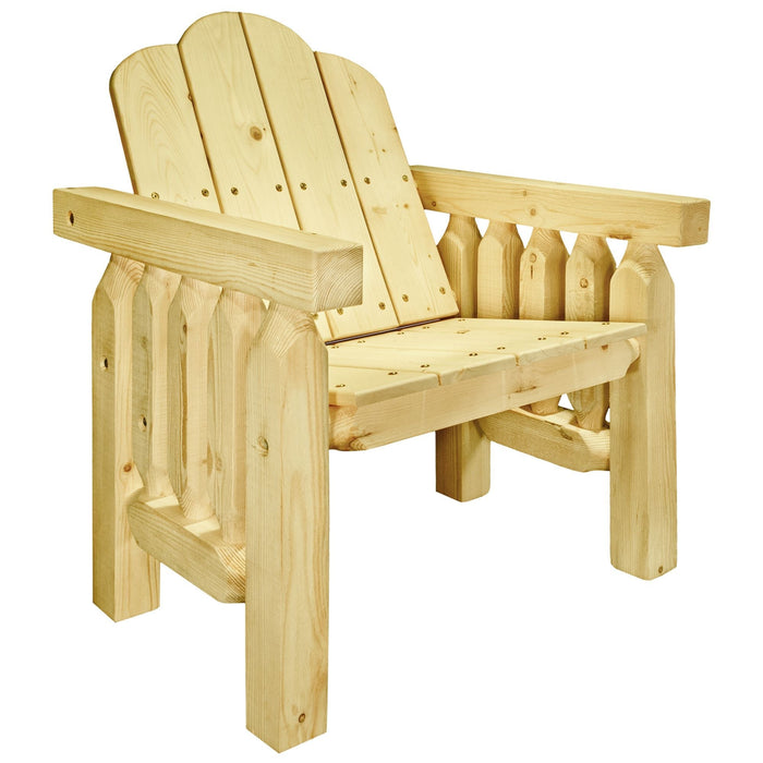 Montana Woodworks Homestead Deck Chair Clear Exterior Finish Outdoor MWHCDCV 661890409405