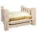 Montana Woodworks Homestead Small Pet Bed w/ 16x20 Mattress Ready to Finish Pet Goods MWHCRDGS 661890412399