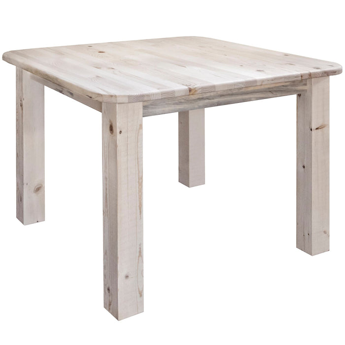 Montana Woodworks Homestead Square 4 Post Dining Table Ready to Finish Dining, Kitchen MWHCDT4PS 661890409931