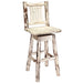 Montana Woodworks Montana Barstool Back & Swivel Ready to Finish Dining, Kitchen, Game Room, Bar MWBSWSNR 661890415147