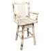 Montana Woodworks Montana Captain's Barstool Back & Swivel Ready to Finish Dining, Kitchen, Game Room, Bar MWBSWSCAS 661890421742