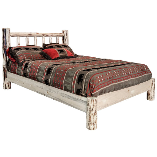 Montana Woodworks Montana King Platform Bed Ready to Finish Beds MWPBK 661890420783