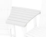 Polywood Polywood 600 Series Angled Adirondack Dining Connecting Table White Adirondack Table TTD60AWH 190609173820