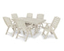 Polywood Polywood 7 Piece Nautical Dining Set Sand Dining Sets PWS296-1-SA 190609013003