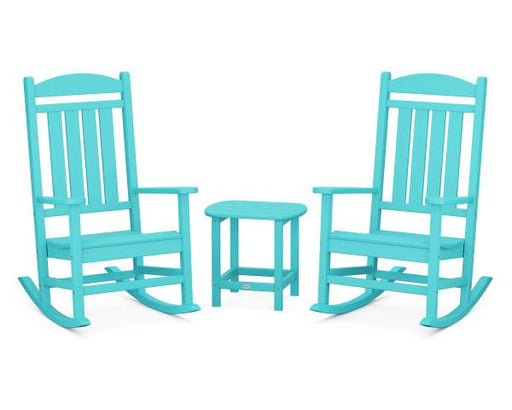 Polywood Polywood Aruba Presidential Rocker 3-Piece Set Aruba Rocking Chair PWS166-1-AR 845748089944