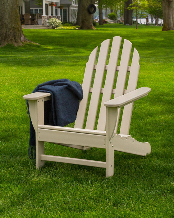 Polywood Polywood Black Classic Adirondack Chair Black Seating Sets AD4030BL 190609055782