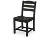 Polywood Polywood Black La Casa Caf‚ Dining Side Chair Black Chair TD100BL 845748022040