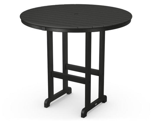 Polywood Polywood Black Round 48" Bar Table Black Bar Table RBT248BL 845748021616