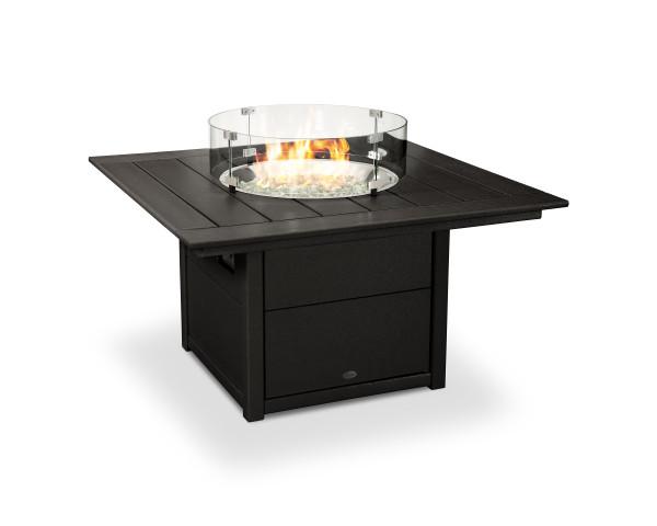 Polywood Polywood Black Square 42" Fire Pit Table Black Table CTF42SBL 190609063022