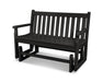 Polywood Polywood Black Traditional Garden 48" Glider Black Glider TGG48BL 845748026895