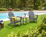 Polywood Polywood Classic Adirondack 3-Piece Set Adirondack Chair