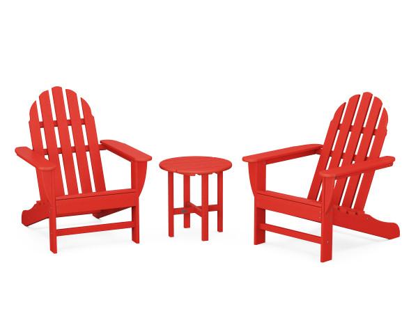 Polywood Classic Adirondack 3-Piece Set