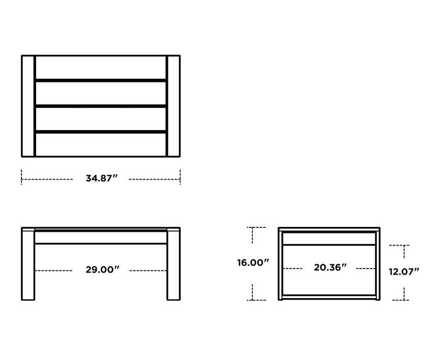 Polywood Polywood EDGE Coffee Table Coffee Table