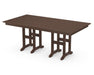 Polywood Polywood Farmhouse 37" x 72" Dining Table Mahogany Dining Table FDT3772MA 190609136436