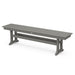 Polywood Polywood Farmhouse Trestle 65" Bench Slate Grey Bench PL36-T1L1-Slate Grey