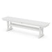 Polywood Polywood Farmhouse Trestle 65" Bench White Bench PL36-T1L1-White