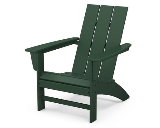 Polywood Polywood Green Modern Adirondack Chair Green Adirondack Chair AD420GR 190609040344