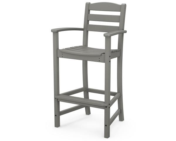 Polywood Polywood La Casa Caf‚ Bar Arm Chair Slate Grey Arm Chair TD202GY 845748025300