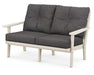 Polywood Polywood Lakeside Deep Seating Loveseat Sand / Ash Charcoal Loveseat 4412-SA145986 190609136948