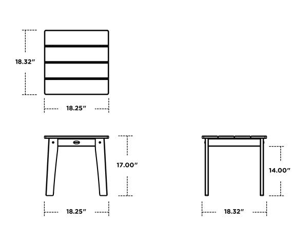 Polywood Polywood Lakeside End Table End Table