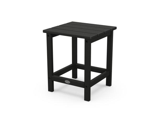 Polywood Polywood Long Island 18" Side Table Black Side Table ECT18BL 845748006156