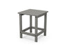 Polywood Polywood Long Island 18" Side Table Slate Grey Side Table ECT18GY 845748041614