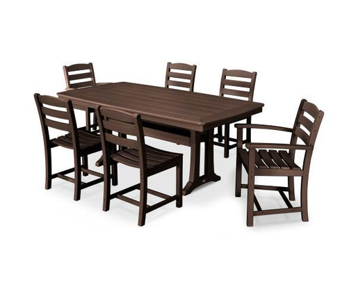 Polywood Polywood Mahogany 7 Piece La Casa Dining Set Mahogany Dining Sets PWS298-1-MA 190609015168