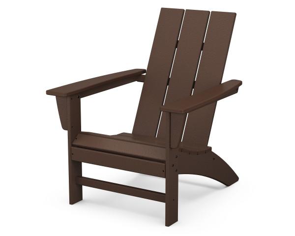 Polywood Polywood Mahogany Modern Adirondack Chair Mahogany Adirondack Chair AD420MA 190609040368