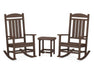 Polywood Polywood Mahogany Presidential Rocker 3-Piece Set Mahogany Rocking Chair PWS166-1-MA 190609007033