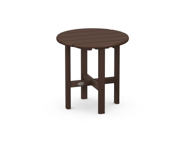 Polywood Polywood Mahogany Round 18" Side Table Mahogany Side Table RST18MA 845748007153