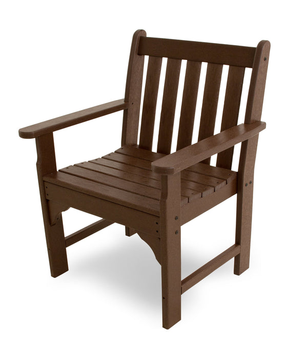 Polywood Polywood Mahogany Vineyard Garden Arm Chair Mahogany Arm Chair GNB24MA 845748009287