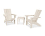 Polywood Polywood Modern 3-Piece Curveback Adirondack Set Sand Adirondack Chair PWS420-1-SA 190609071782