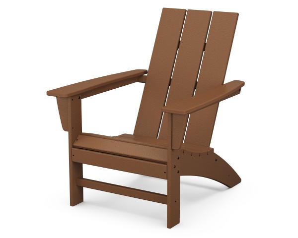 Polywood Polywood Modern Adirondack Chair Teak Adirondack Chair AD420TE 190609040405