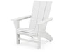 Polywood Polywood Modern Curveback Adirondack Chair White Adirondack Chair AD620WH 190609046759