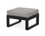 Polywood Polywood Modular Ottoman Black / Grey Mist Ottoman 4600-BL145980 190609135804