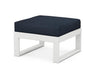 Polywood Polywood Modular Ottoman White / Marine Indigo Ottoman 4600-WH145991 190609135989