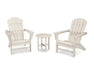 Polywood Polywood Nautical 3-Piece Adirondack Set Sand Adirondack Chair PWS498-1-SA 190609128769