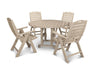 Polywood Polywood Nautical 5-Piece Dining Set Sand Dining Sets PWS260-1-SA 845748095013