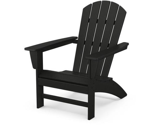 Polywood Polywood Nautical Adirondack Chair Black Adirondack Chair AD410BL 190609039942