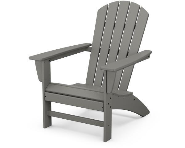 Polywood Polywood Nautical Adirondack Chair Slate Grey Adirondack Chair AD410GY 190609039959