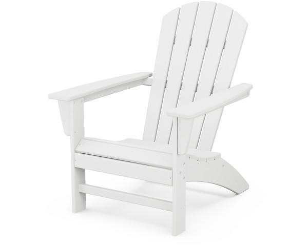 Polywood Polywood Nautical Adirondack Chair White Adirondack Chair AD410WH 190609040115