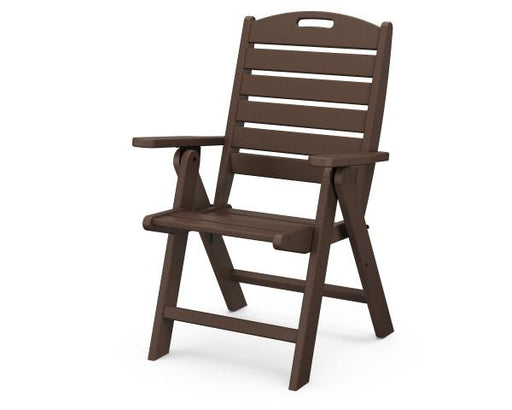 Polywood Polywood Nautical Highback Chair Mahogany Highback Chair NCH38MA 845748001625